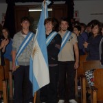 Homenaje a Belgrano Abanderado y escoltas