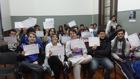 Entrega diplomas Inglés